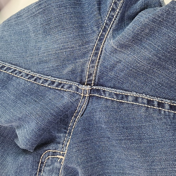 Wrangler Bootcut Mid-Rise Blue Jeans Size 7/8 ×32 Style 10MWBAR - Picture 13 of 15